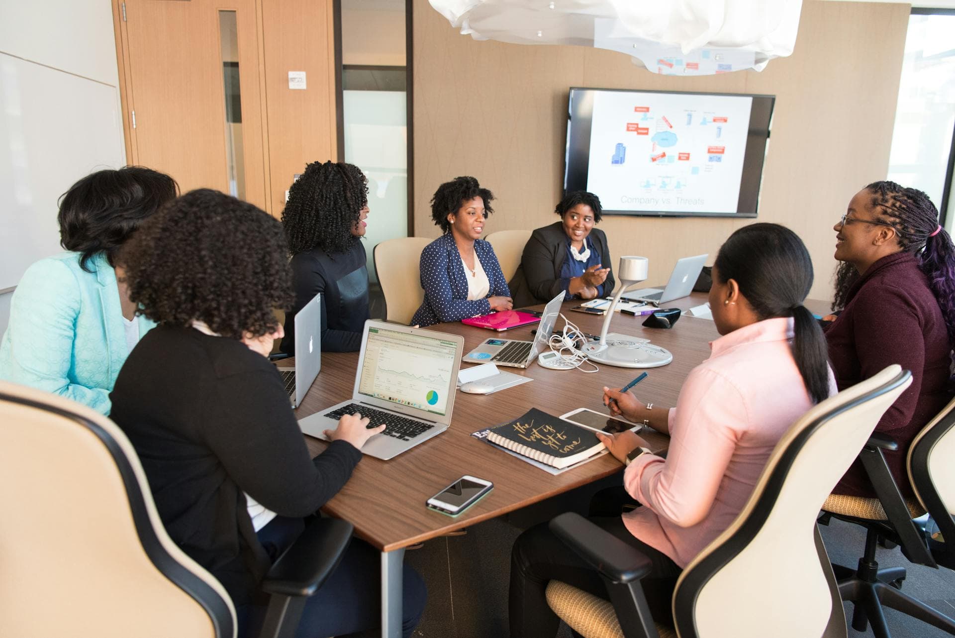 Diverse group of professionals collaborating